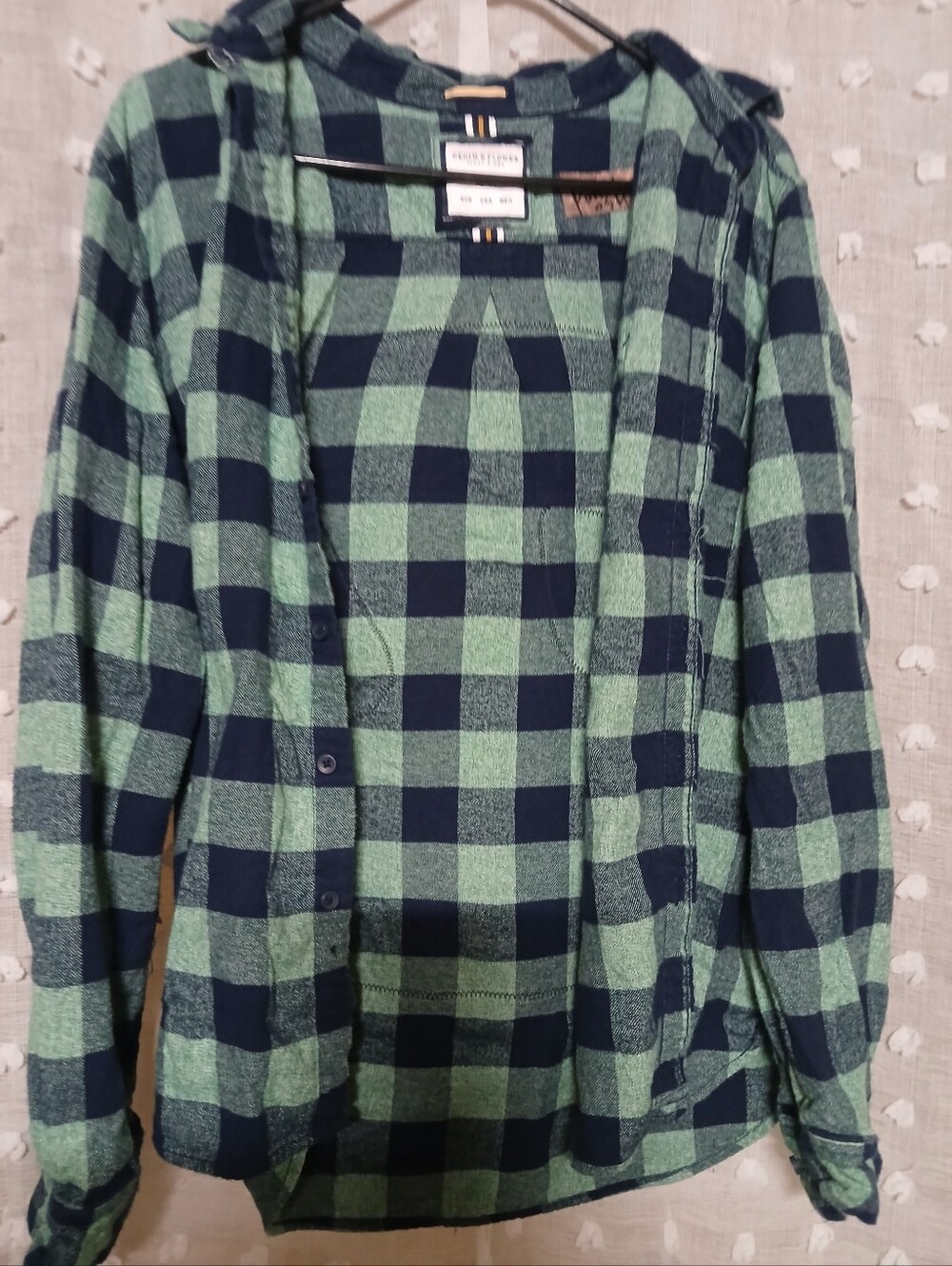 Custom Upcycled Tupac Shakur "All Eyez On Me" Plaid Flannel UNISEX XL - Picture 3 of 4